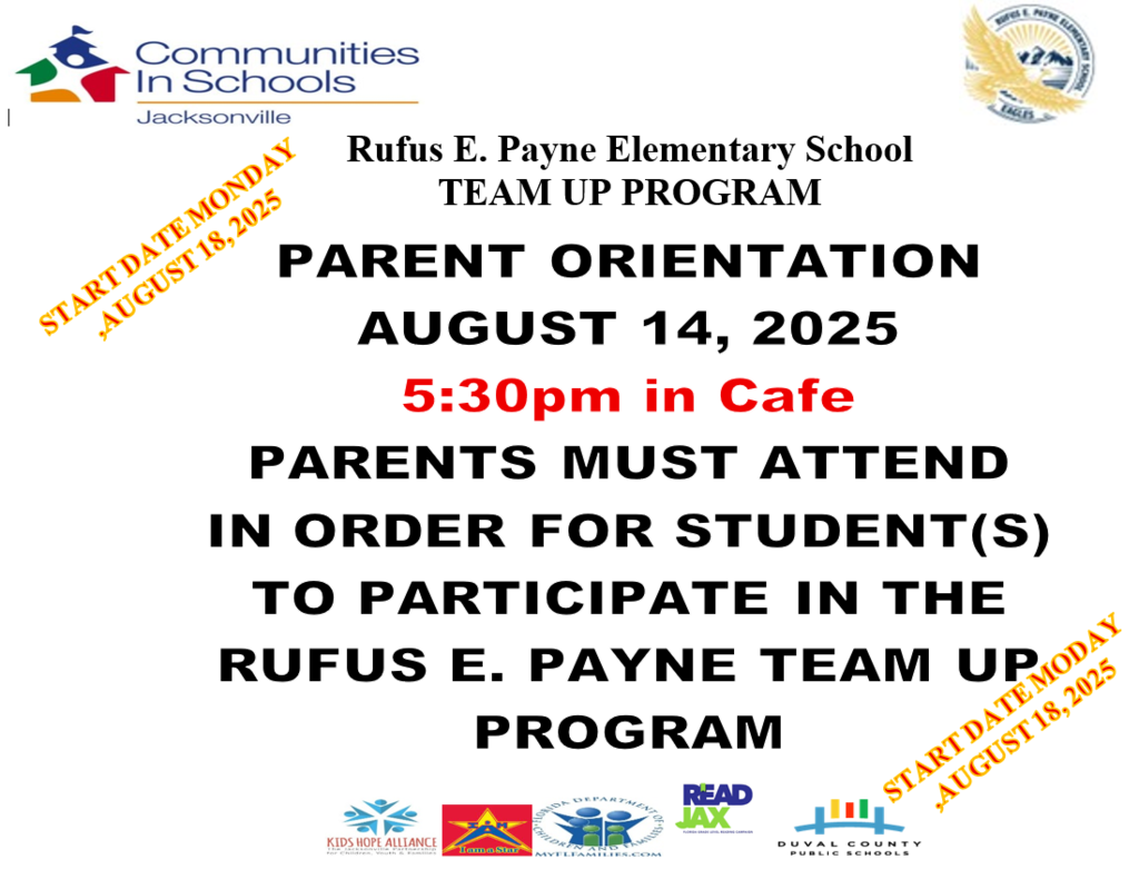 Team Up Parent Orientation