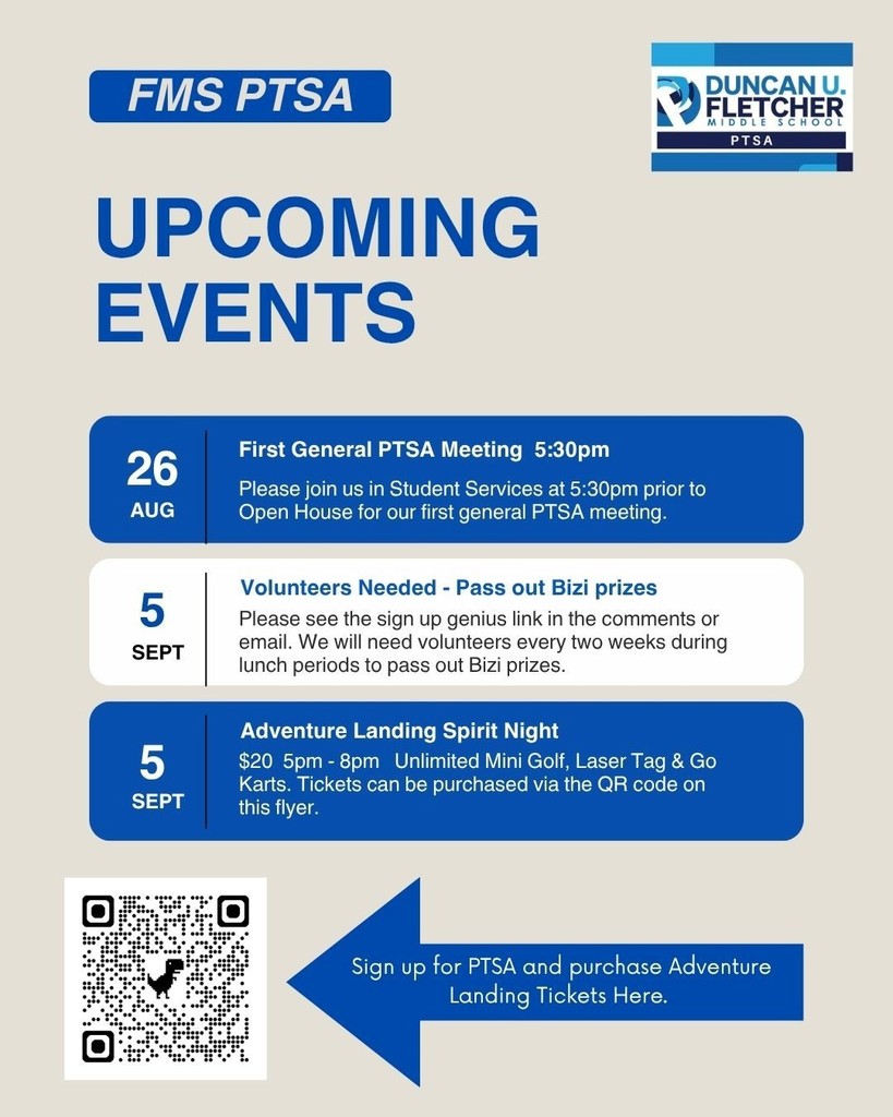 PTSA Upcoming Events