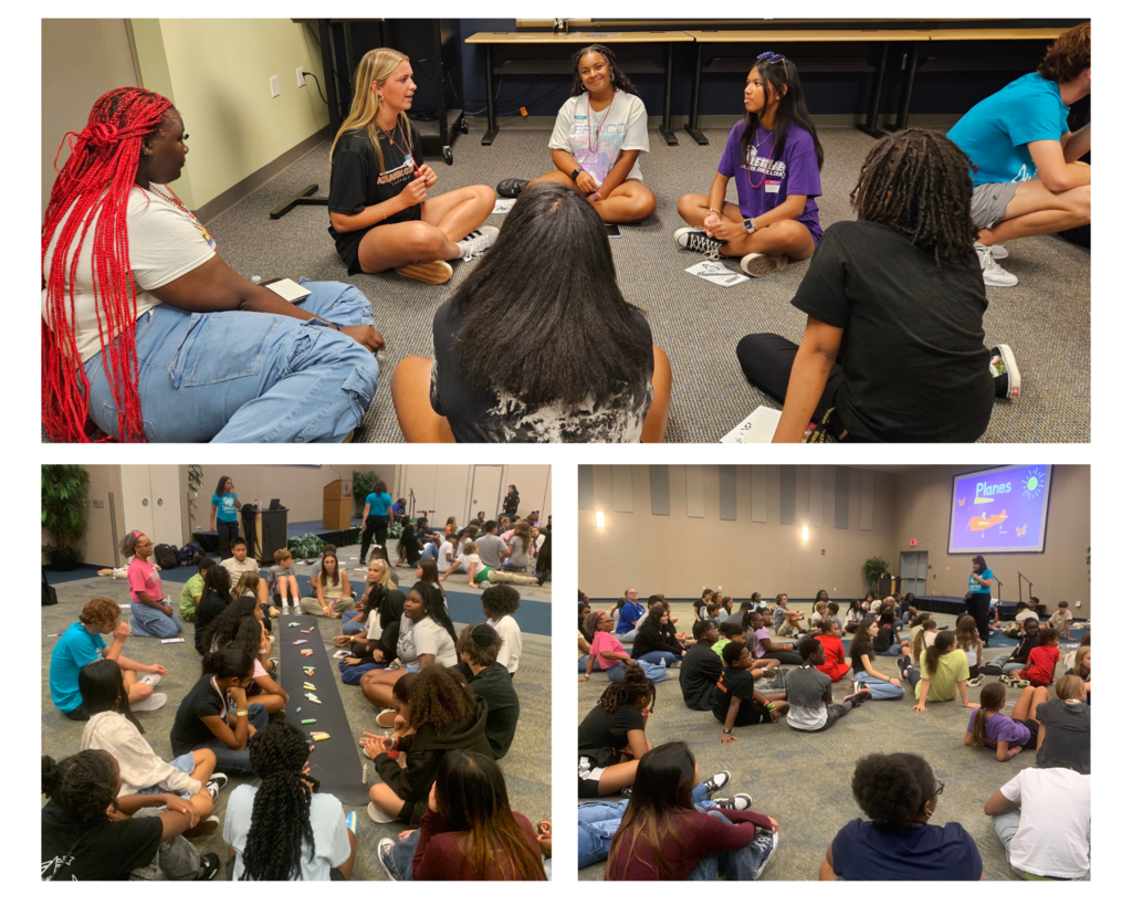 Students participate in the Ignite Nation Mentoring Program training