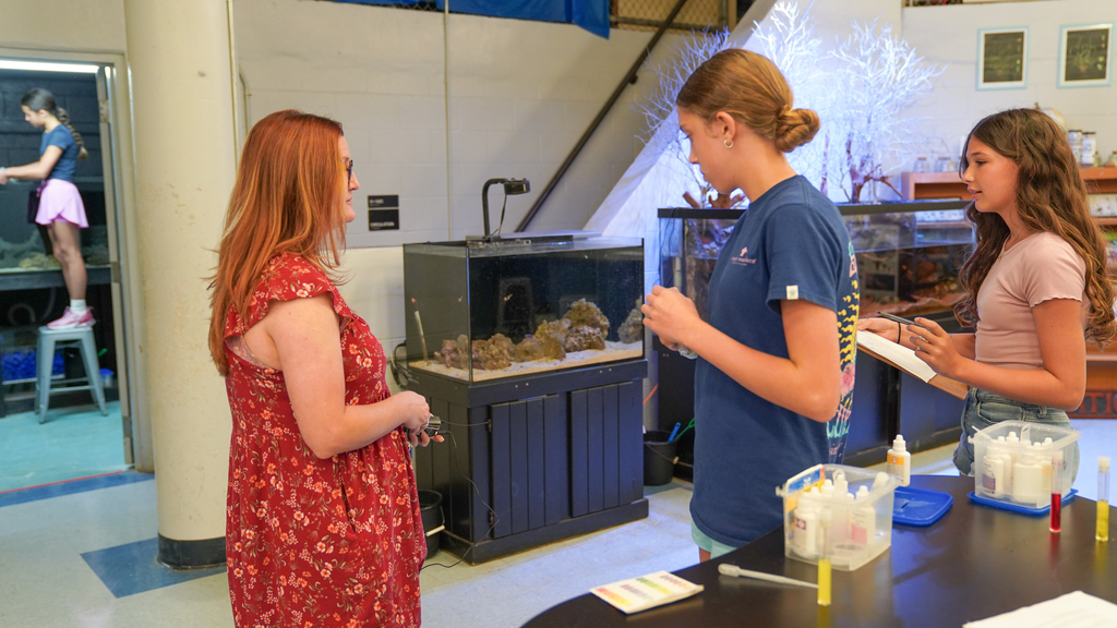 Students at Mayport Coastal Science Middle School