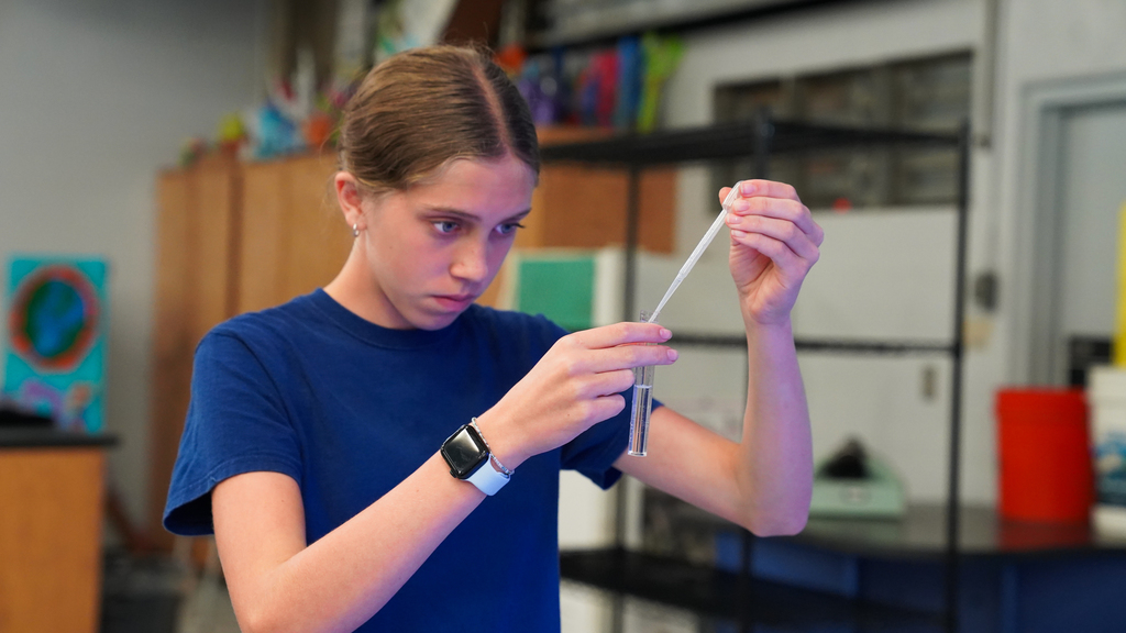 Students at Mayport Coastal Science Middle School