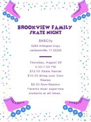 Brookview Family Skate Night