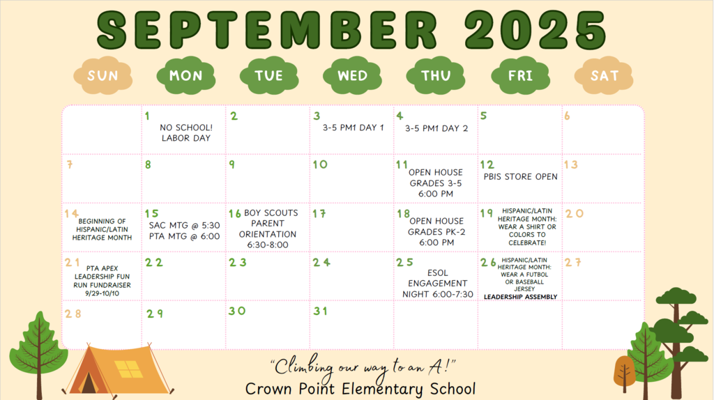 September calendar