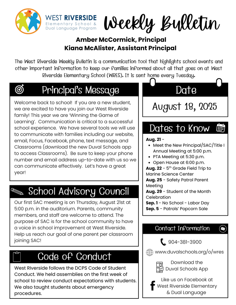 Weekly Bulletin