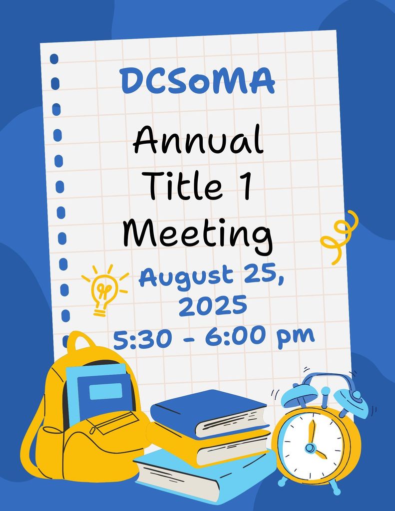 DCSoMA Annual Title 1 Meeting