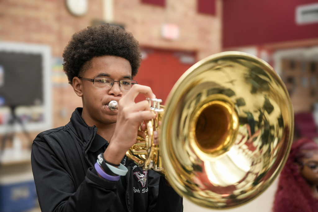Student Playing in Class