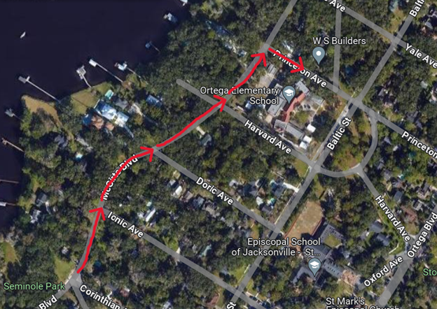 Car Line Map