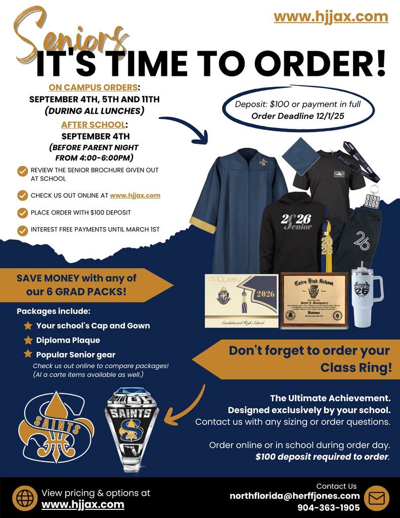 Seniors Time to Order from HJ