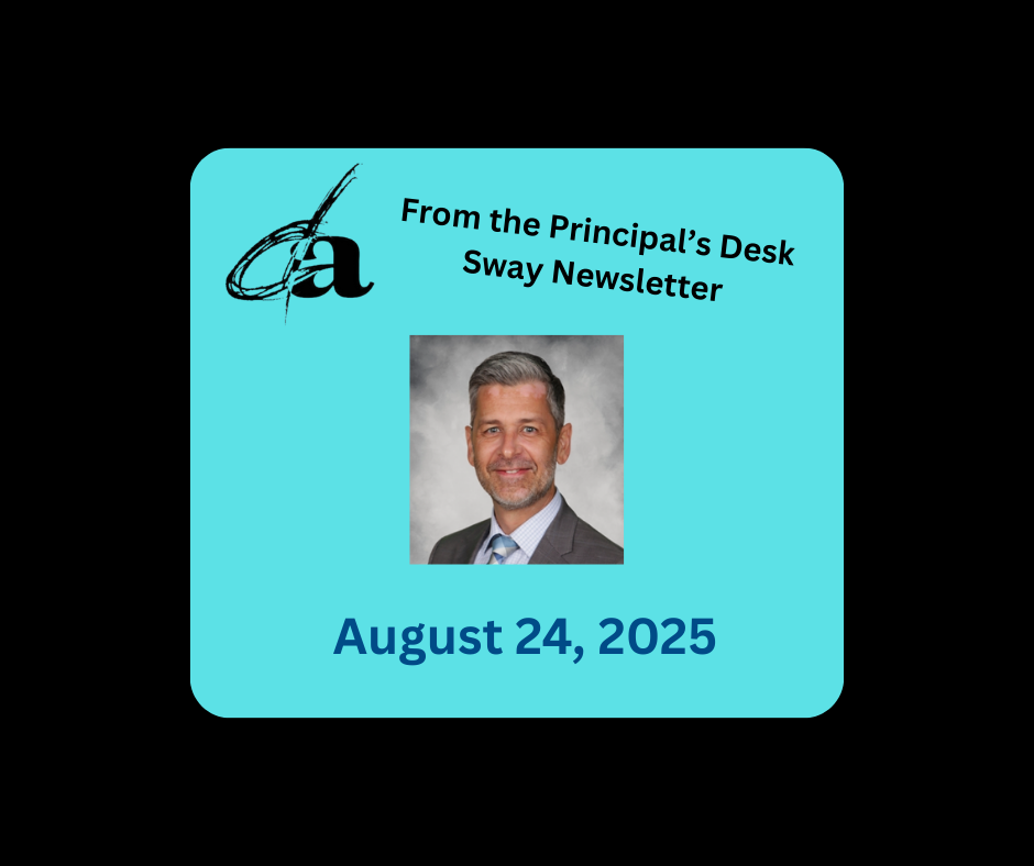 Principal's Sway Newsletter August 24, 2025