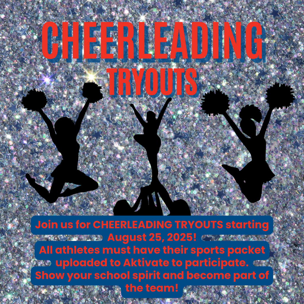 Cheerleading tryouts flyer
