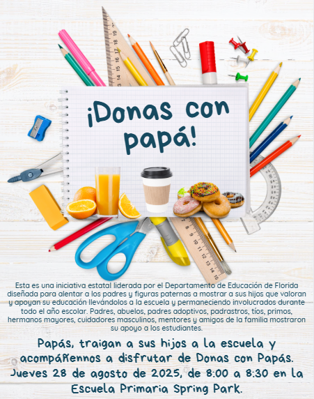 Donas Con Papa - Espanol Flyer