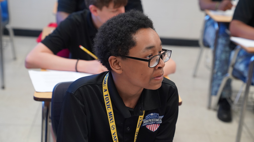 Students Learning at Joseph Stilwell Military Academy of Leadership