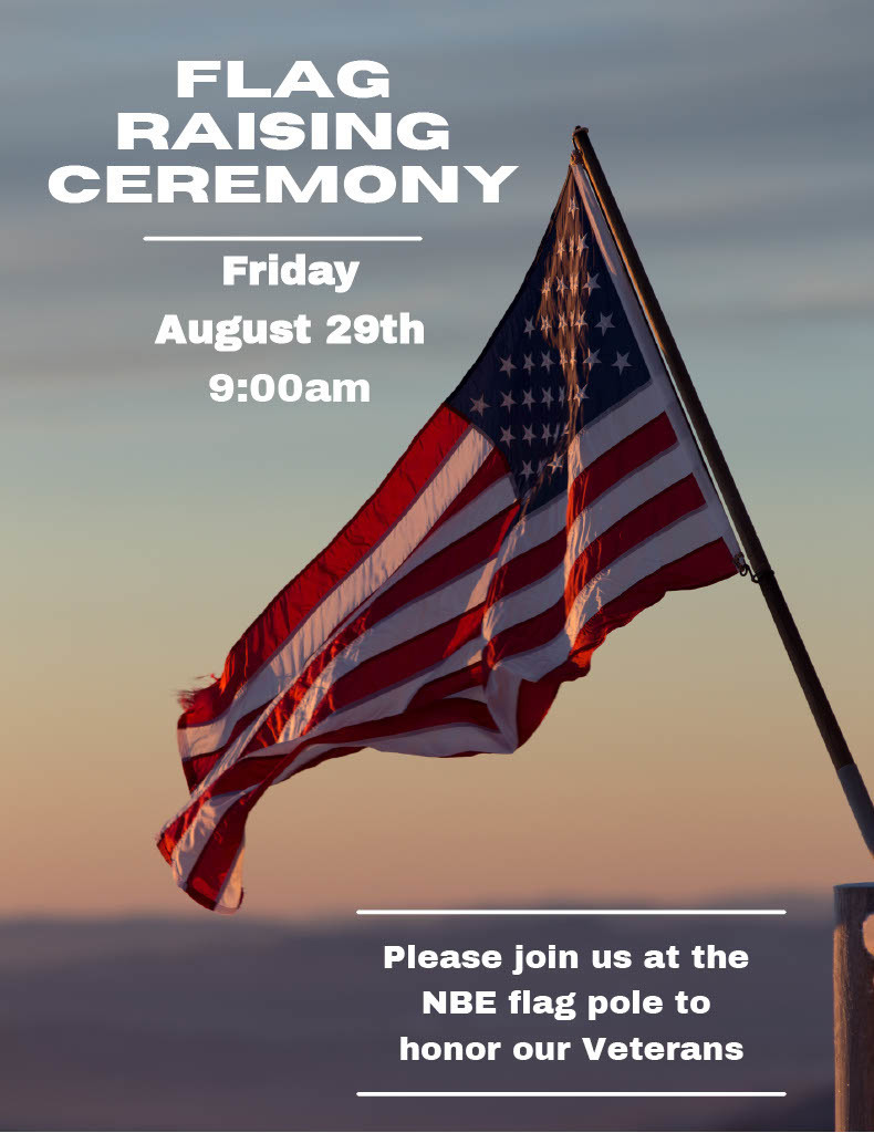 image of american flag for flag raising ceremony