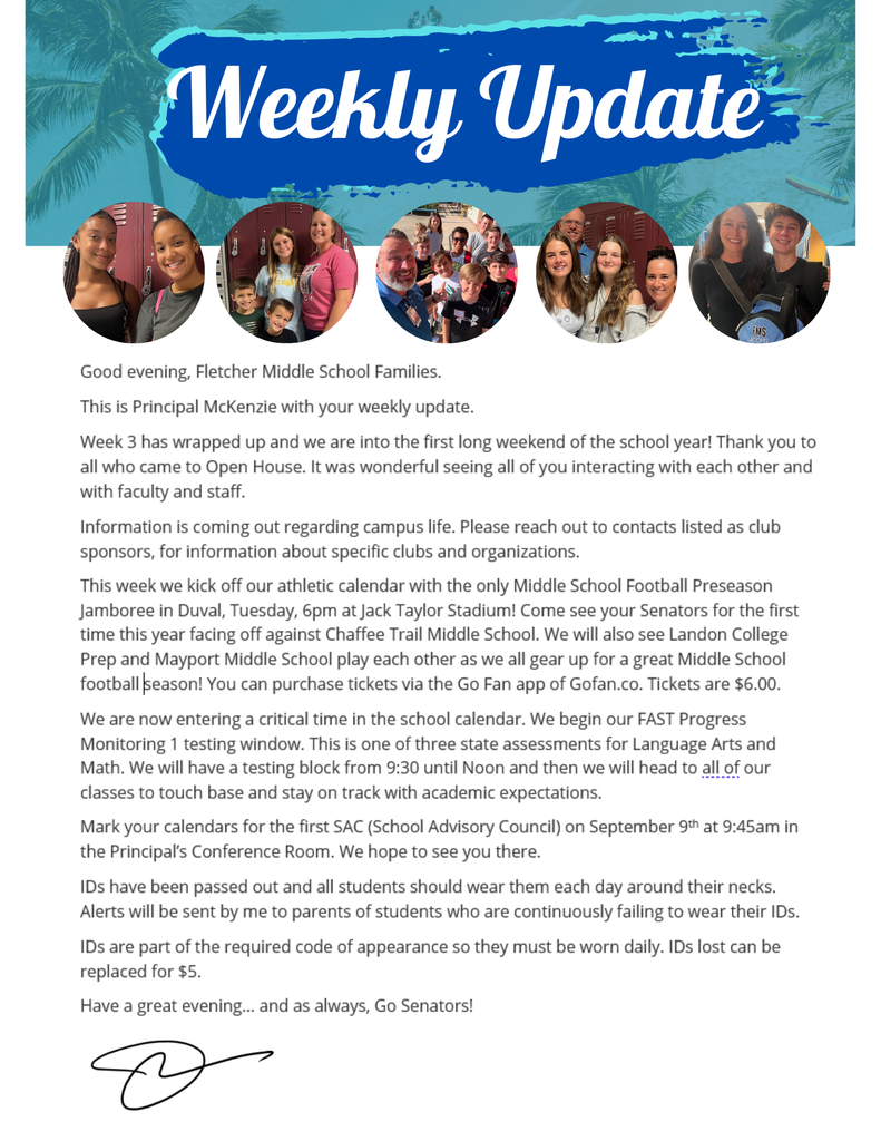 FMS Weekly Update (12)