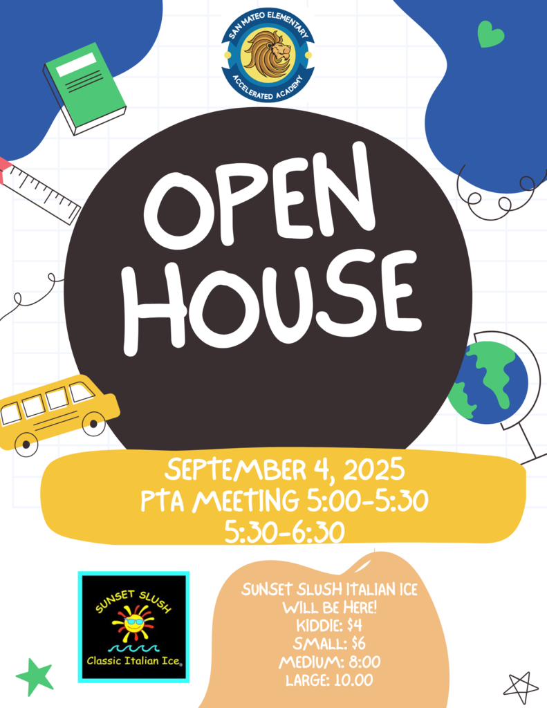 Open House- All Grades