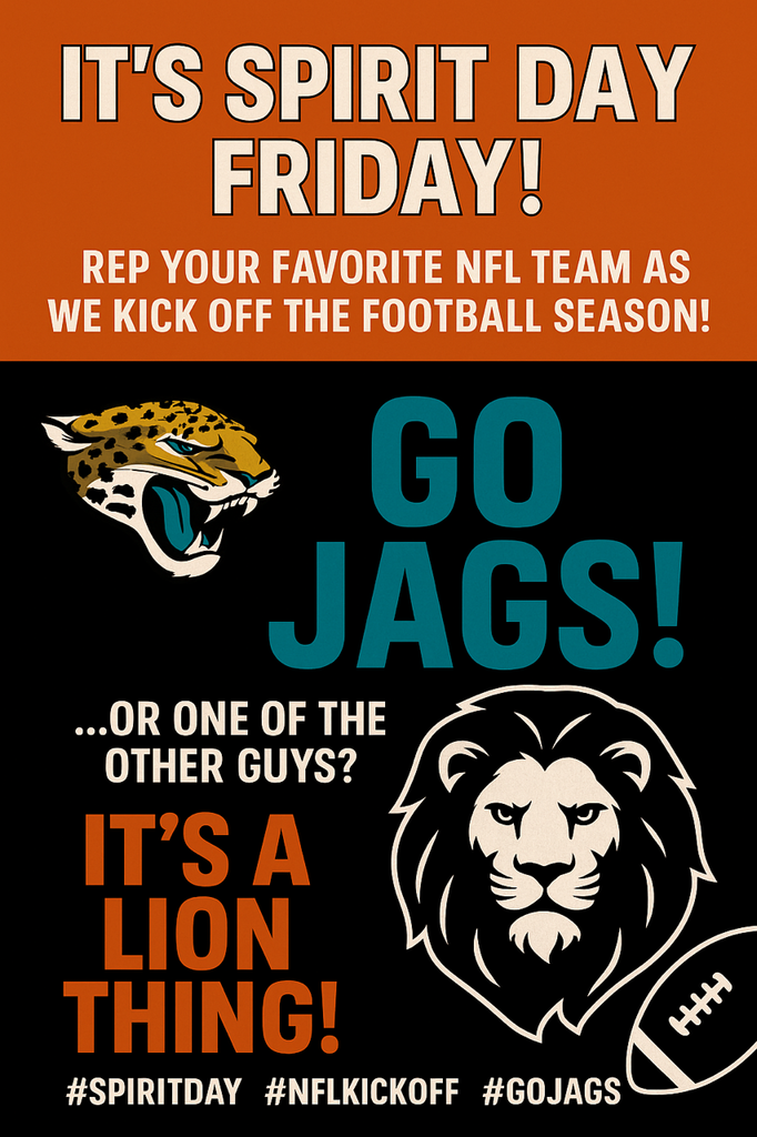 NFL Spirit Day Flyer