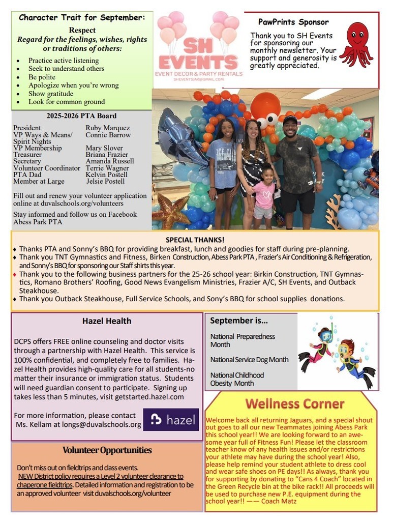 Sept Paw Prints (Monthly Newsletter) pg 2