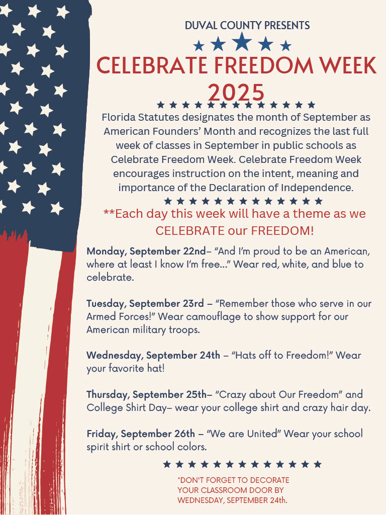 Freedom week Flyer