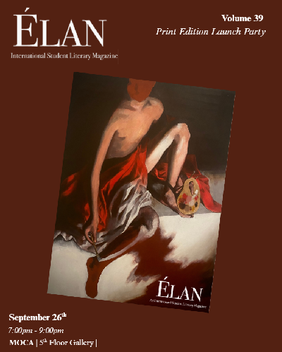 Elan Volumn 39 Launch Party - Sept 26, 2025 7-9 PM at MOCA