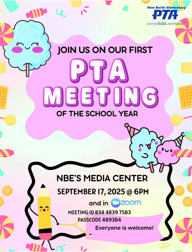 pta meeting sept 17 @6pm