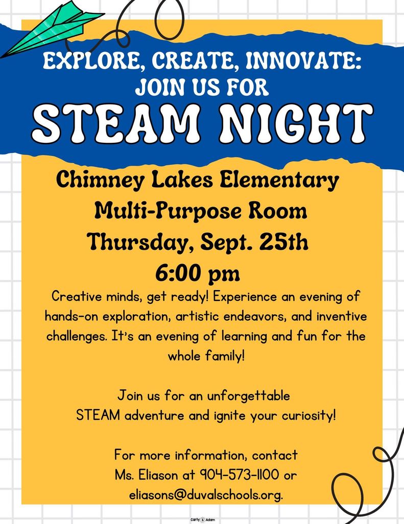 STEAM Night Flyer