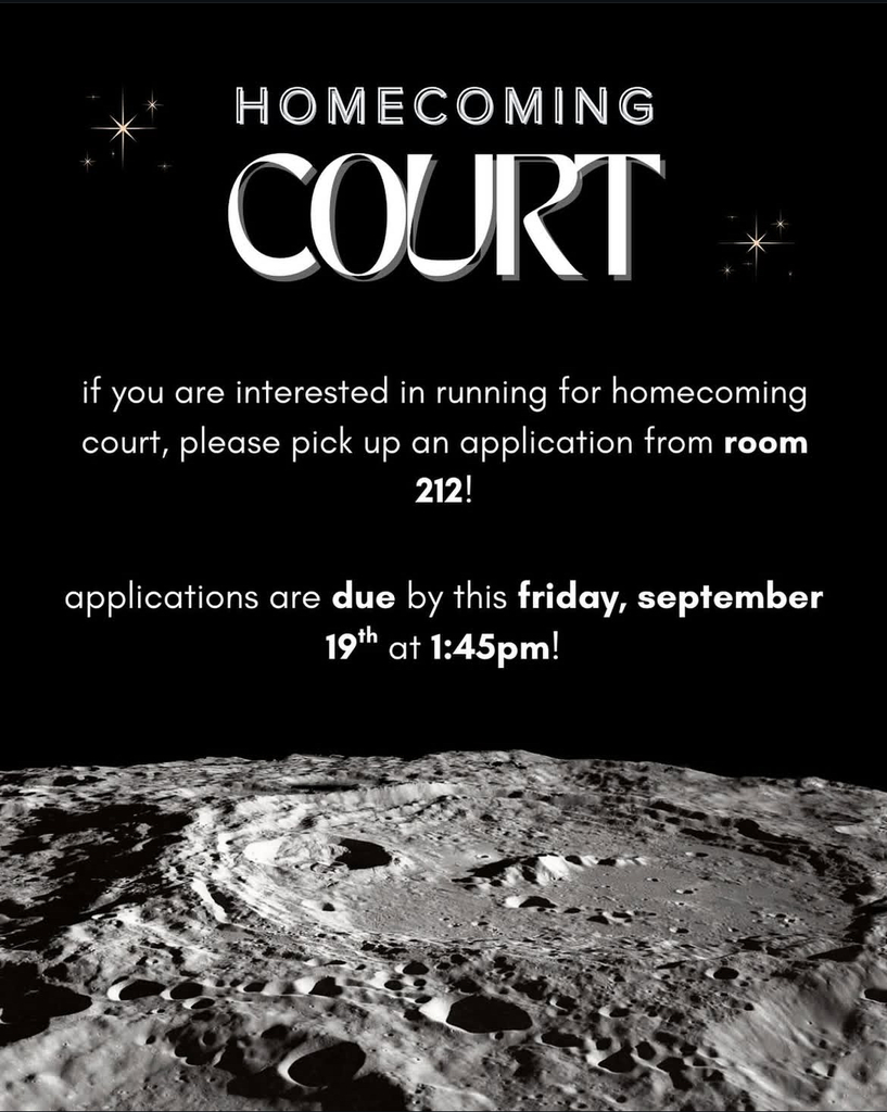 Homecoming Court Info. See post for details.