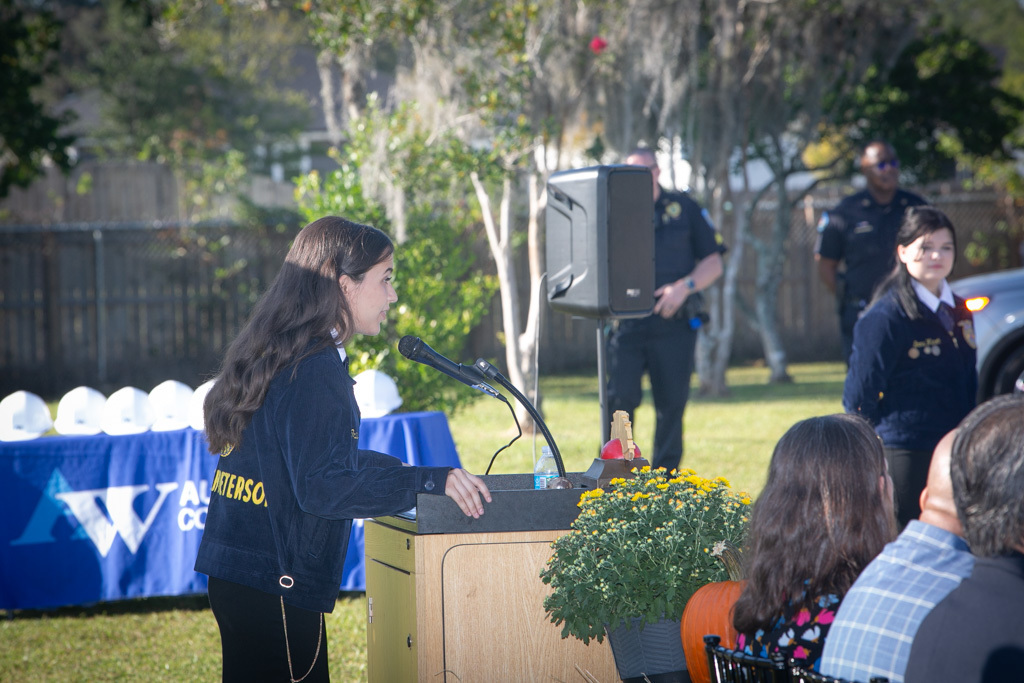 FFA President Eden Ortega Leading Opening Ceremony