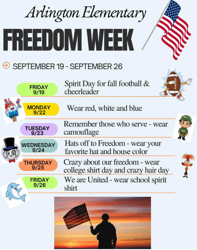 Freedom week flyer