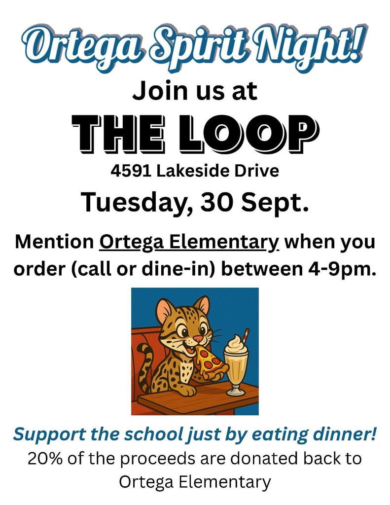 Spirit Night Flyer