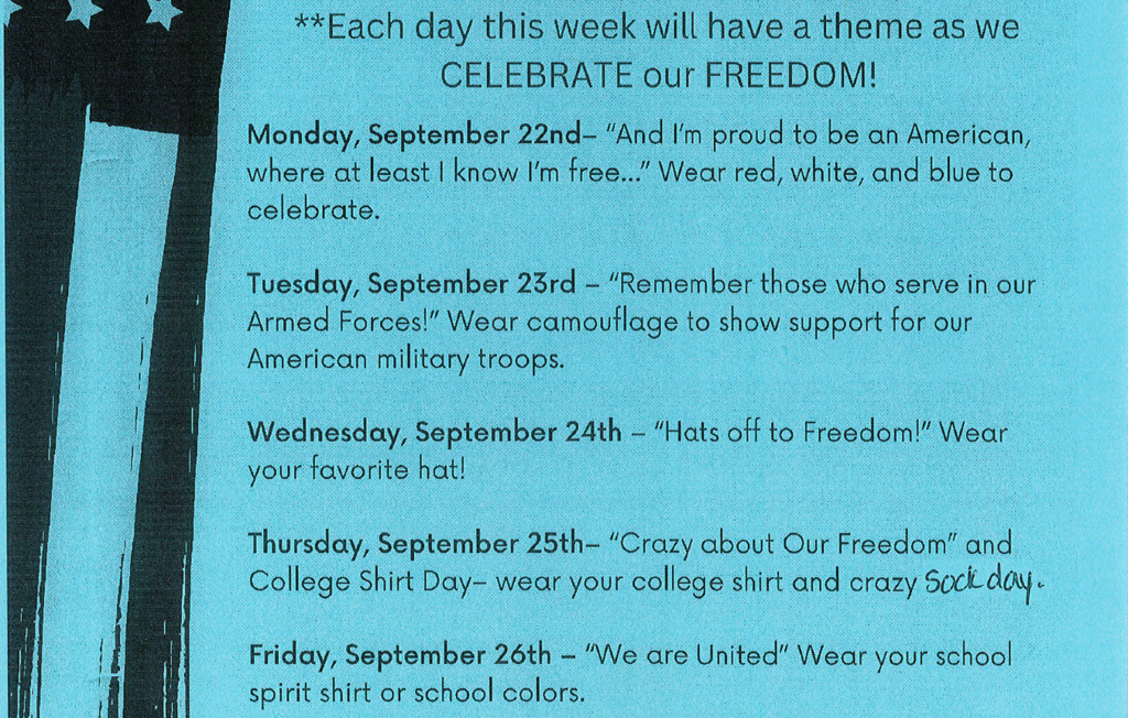 Celebrate Freedom Week