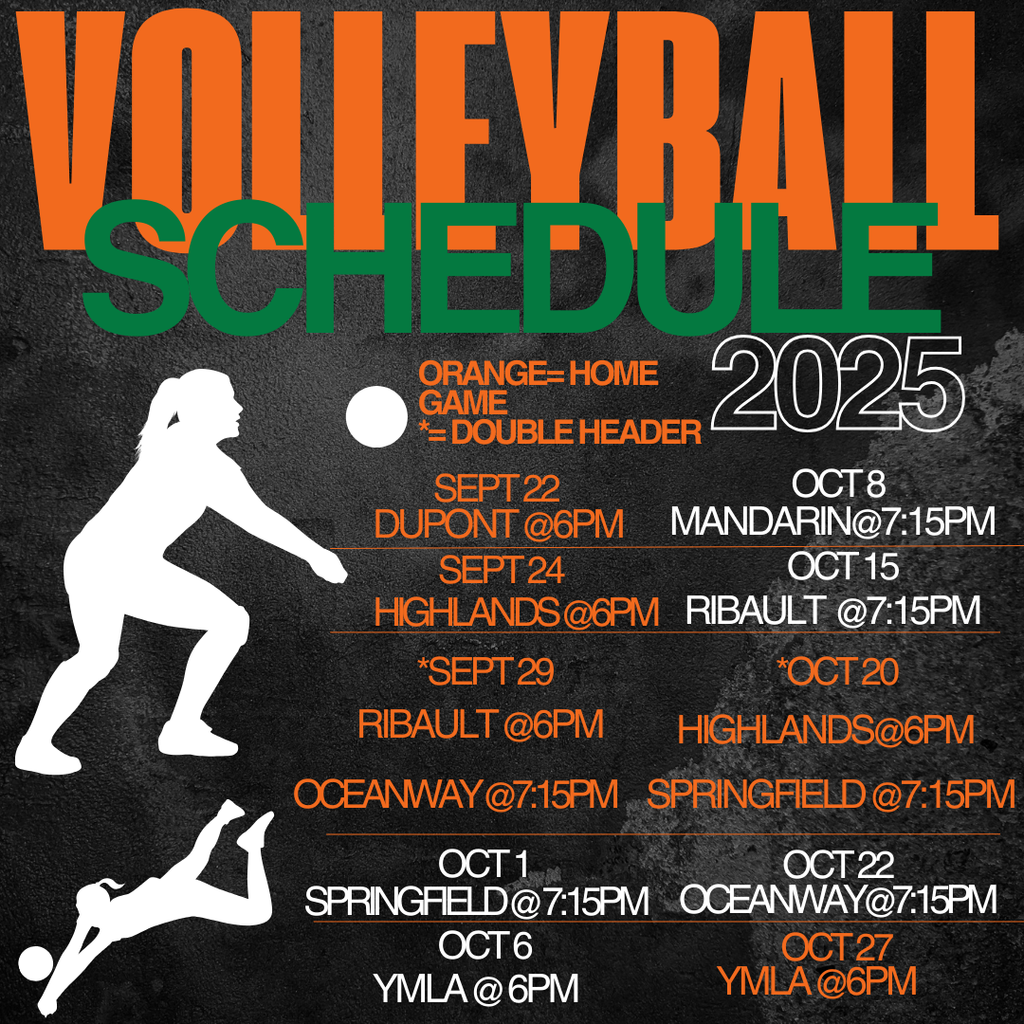 Volleyball schedule