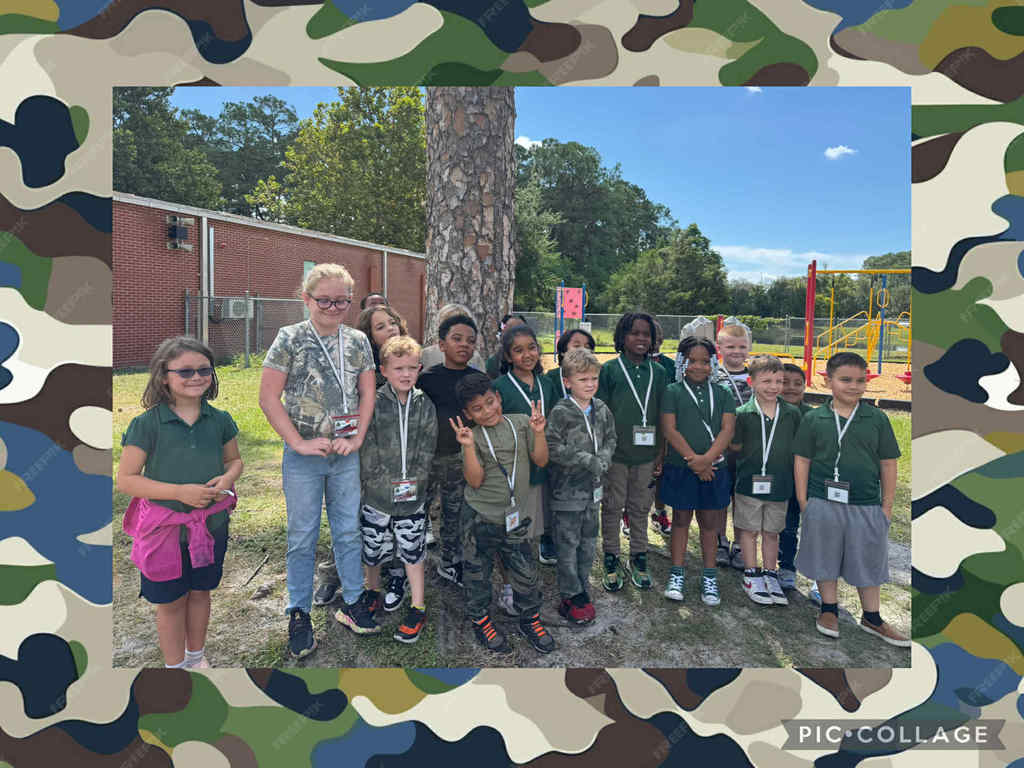 Ms. Ahren's 2nd Graders - Camo Day - September 23, 2025