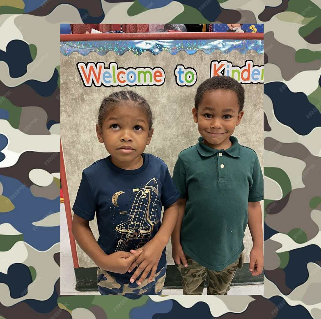 Ms. James' Kindergarten - Camo Day - September 23, 2025