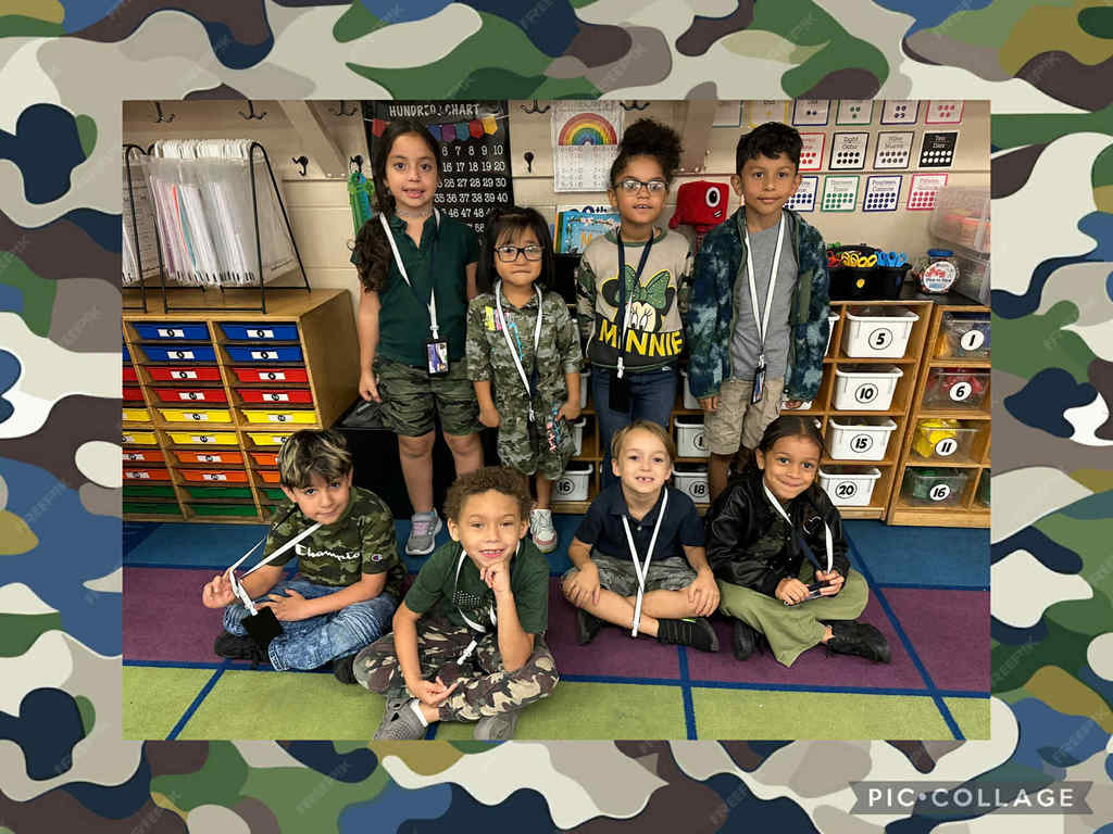Ms. Affatato's 1st Graders - Camo Day - September 23, 2025