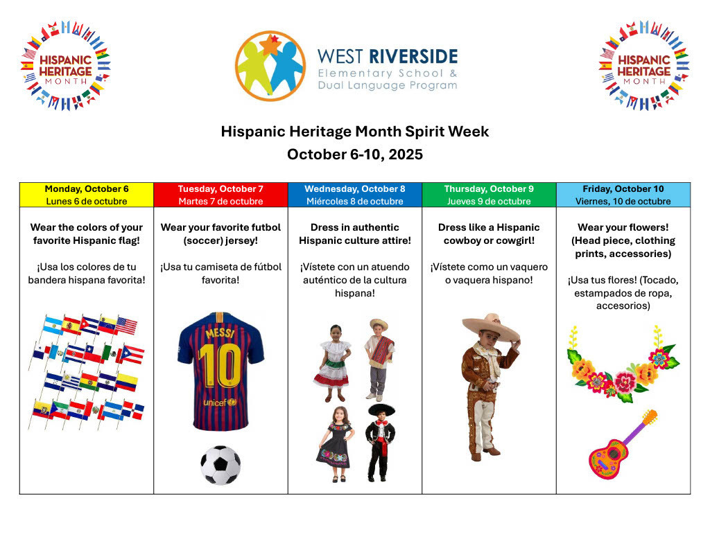 Hispanic Heritage Week Flyer