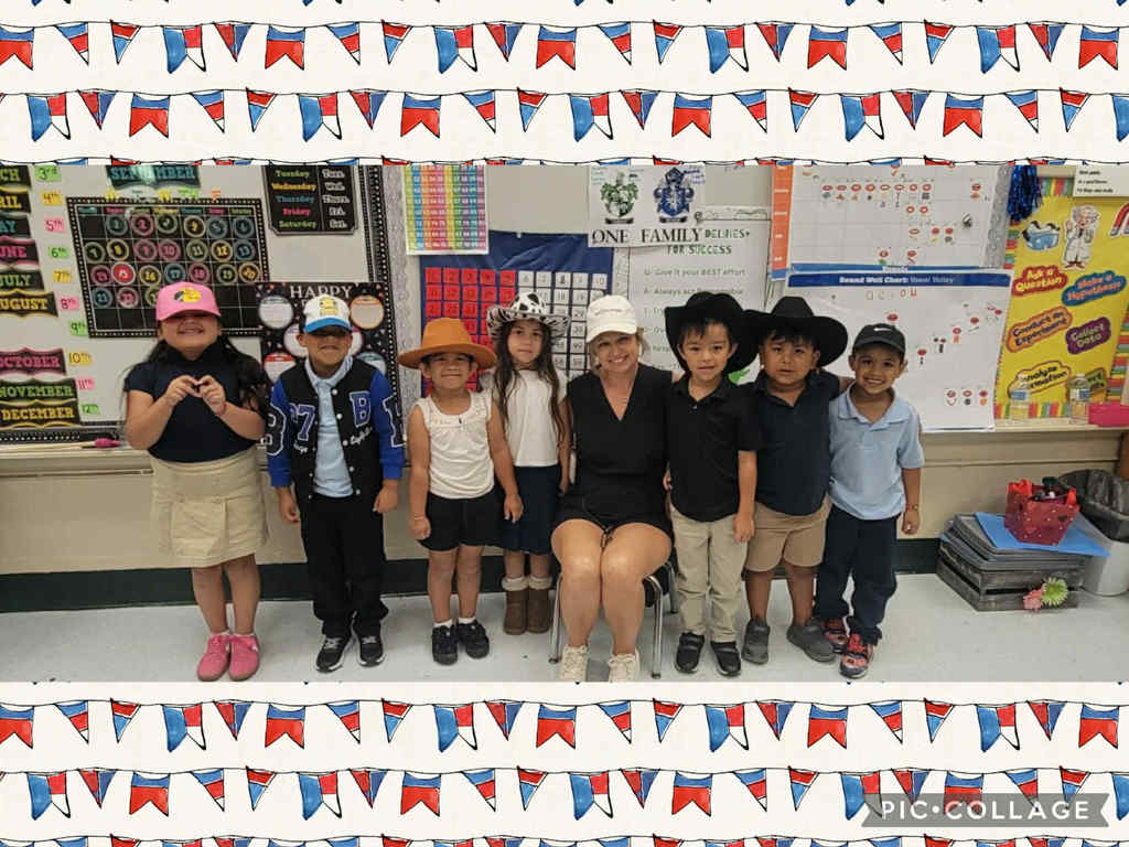 Ms. F Taylor's Kindergarten Class "Hats Off To Freedom" Day (9.24.25)