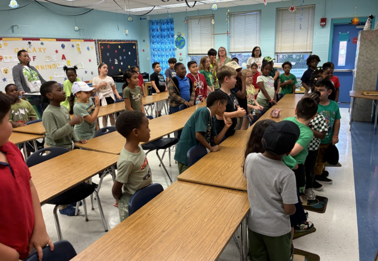 Students in meeting