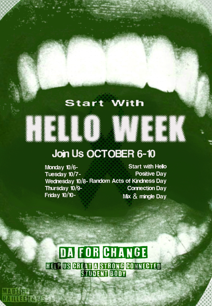 Hello Week October 6 -10