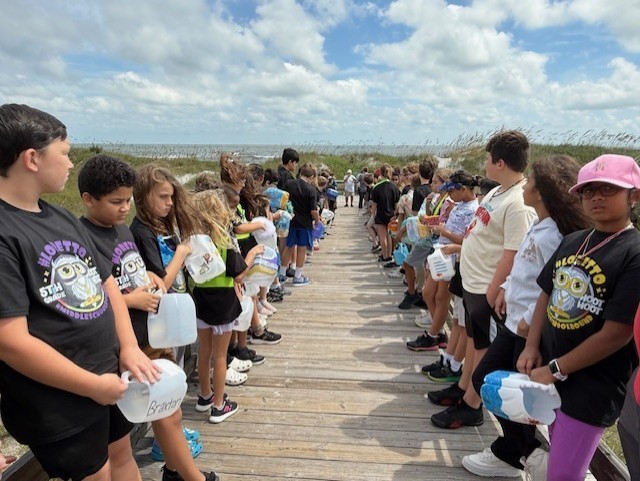 5th grade visited the Marine Science Center