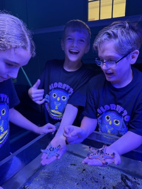 5th grade visited the Marine Science Center