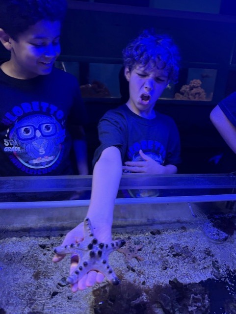 5th grade visited the Marine Science Center