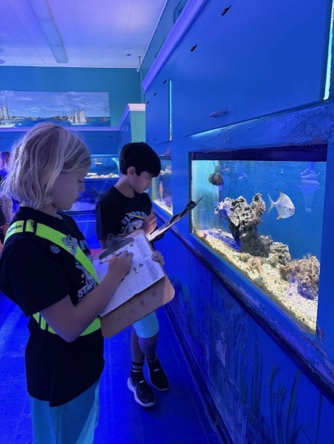5th grade visited the Marine Science Center