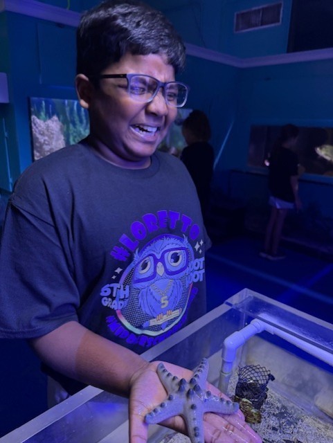 5th grade visited the Marine Science Center