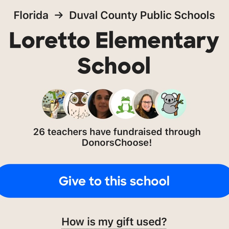 DonorsChoose is a double match today only!