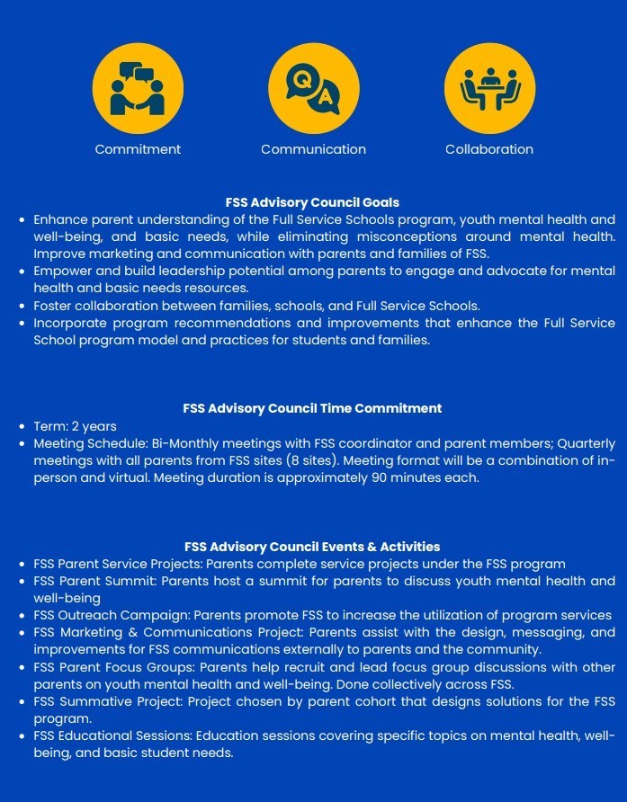 FSS Parent Advisory Council Information