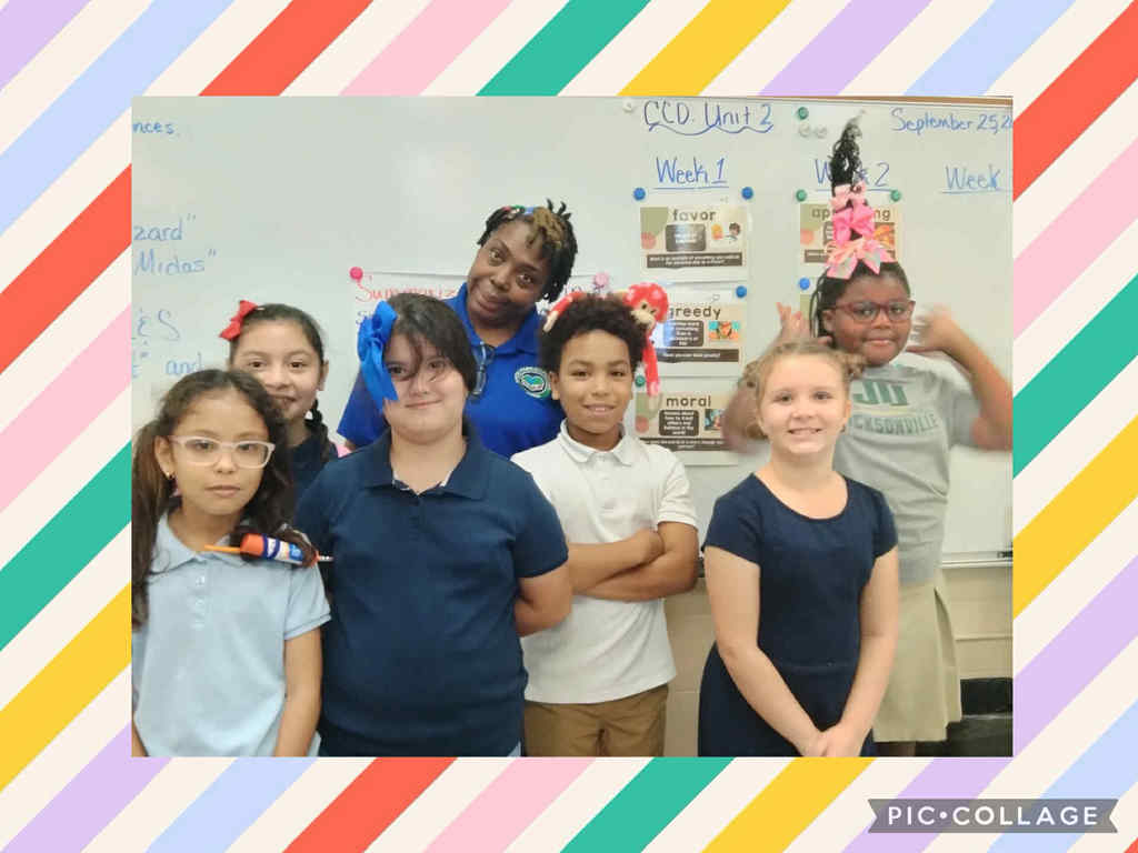 Ms. A Taylor's 3rd Graders (9.25.25) "Crazy Hair Day" & "College Day"