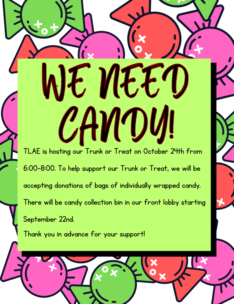 Candy Donation  Flyer