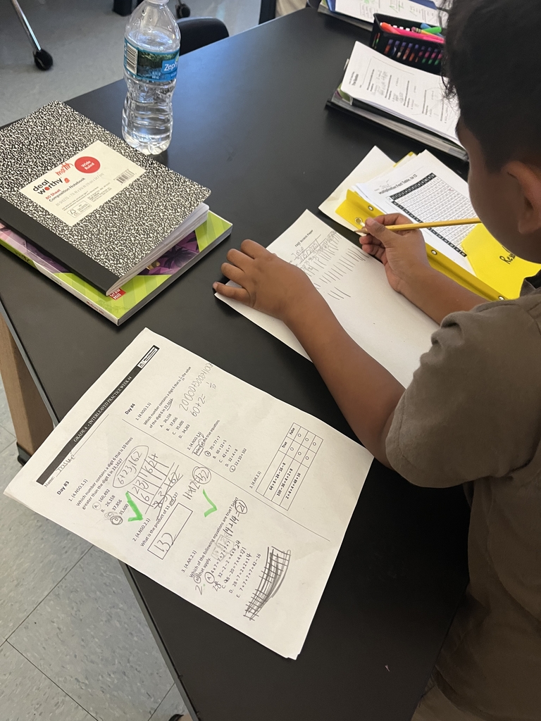 Student working 