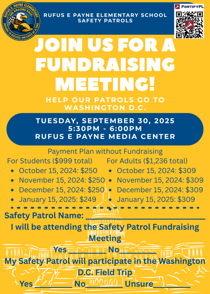 Safety Patrol Fundraising Meeting
