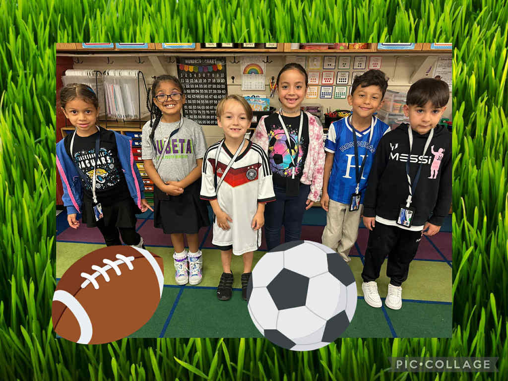 Ms. Affatato's 1st Graders "Futbol (Soccer) Day" (9.30.25)